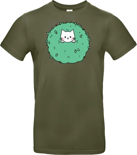 Gatito Lindo en un Arbusto