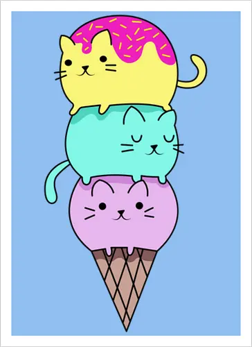 Gatos en Helado