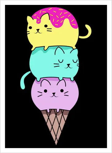 Gatos en Helado