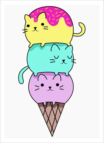 Gatos en Helado