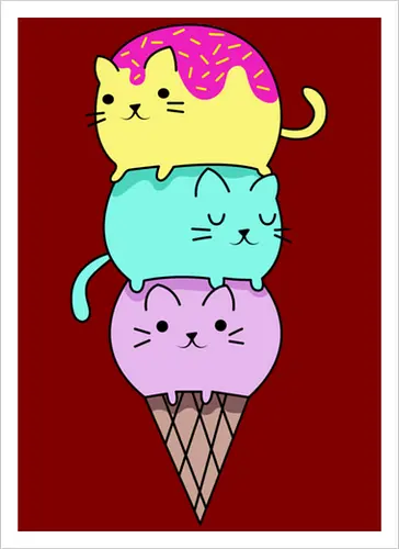 Gatos en Helado