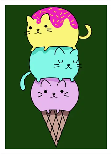 Gatos en Helado