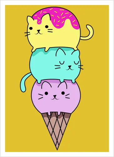 Gatos en Helado