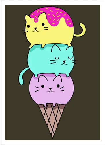 Gatos en Helado