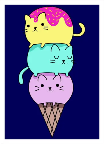 Gatos en Helado