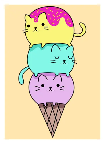 Gatos en Helado