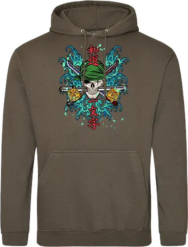 roronoa zoro skull tattoo