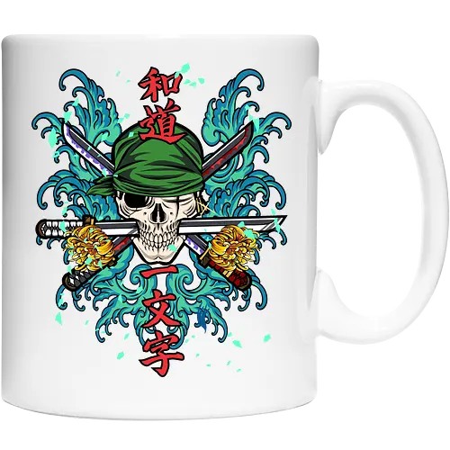 roronoa zoro skull tattoo