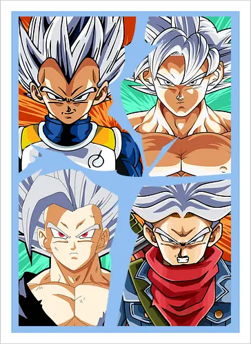 the four saiyan god