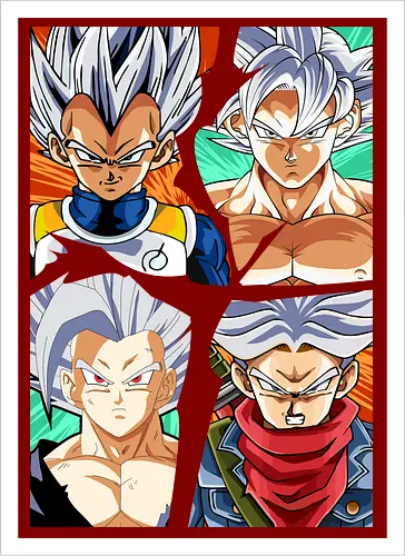 the four saiyan god
