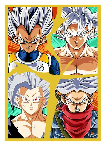 the four saiyan god