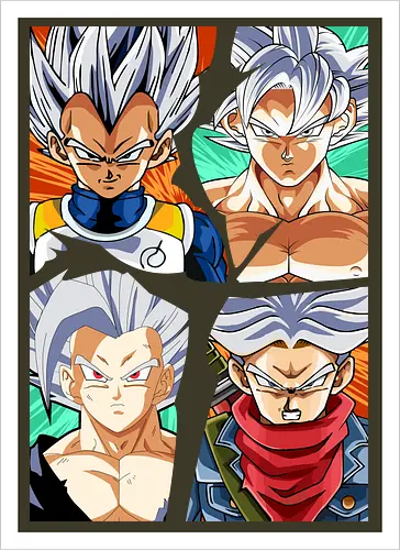 the four saiyan god