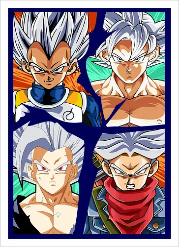 the four saiyan god