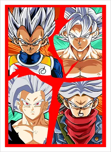 the four saiyan god