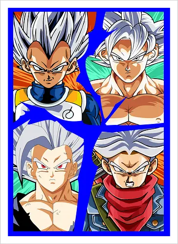 the four saiyan god