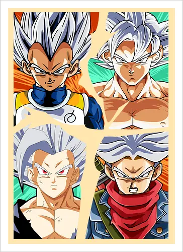 the four saiyan god