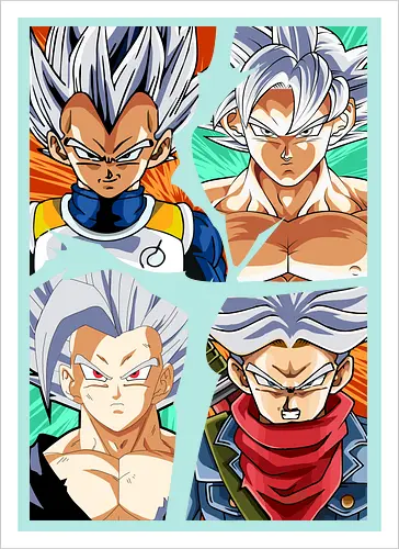 the four saiyan god