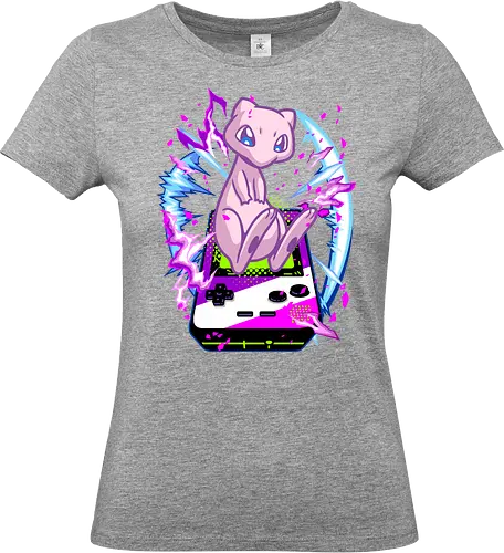 lucky gacha mew  - anime, manga, Pocket, mew, legend, cute, funny, videogame, game, retro, vintage, monster - Standard T-Shirt (Women)