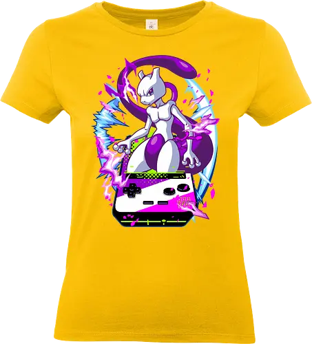 lucky gacha mewtwo - anime, manga, Pocket, mew, legend, cute, funny, game, videogame, retro, vintage, monster - Standard T-Shirt (Women)
