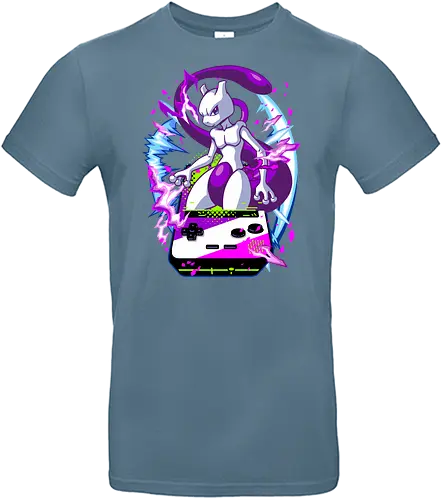 lucky gacha mewtwo - anime, manga, Pocket, mew, legend, cute, funny, game, videogame, retro, vintage, monster - Standard T-Shirt