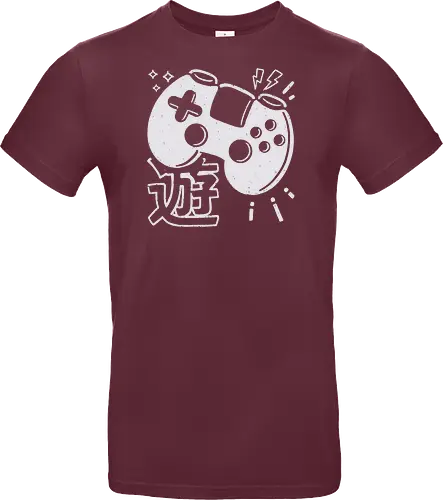 90s Gaming Controller Monochrome