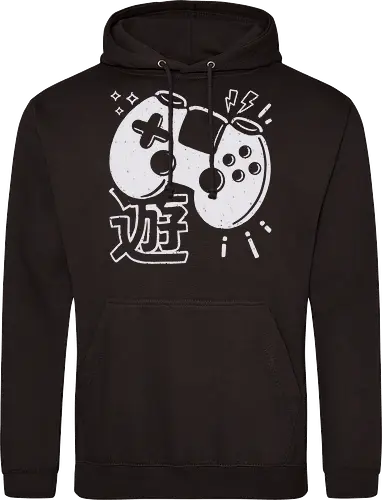 90s Gaming Controller Monochrome