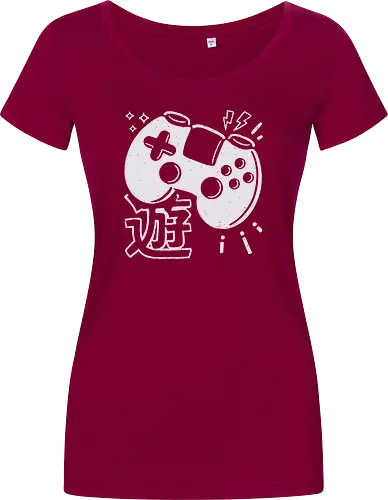 90s Gaming Controller Monochrome