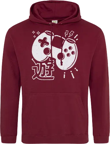 90s Gaming Controller Monochrome