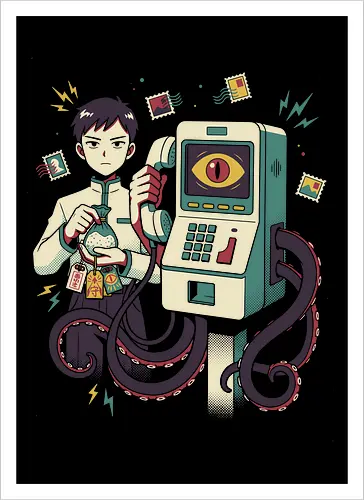 "Spectral Connection" Retro Japanese Surreal Anime