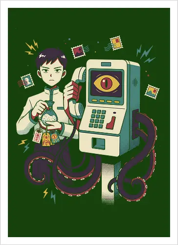 "Spectral Connection" Retro Japanese Surreal Anime