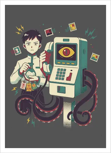 "Spectral Connection" Retro Japanese Surreal Anime