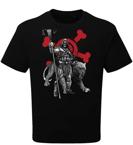 Evil lord of destruction and panther sumi e