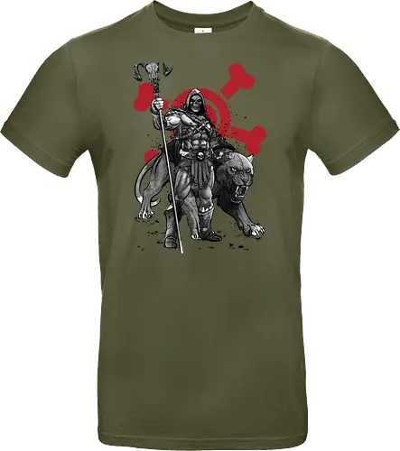 Evil lord of destruction and panther sumi e