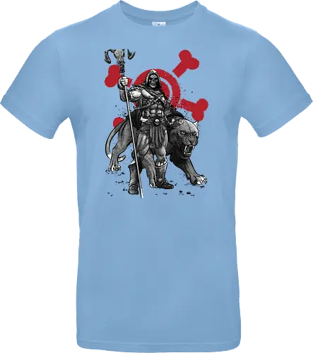 Evil lord of destruction and panther sumi e