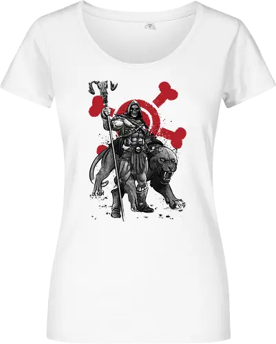 Evil lord of destruction and panther sumi e