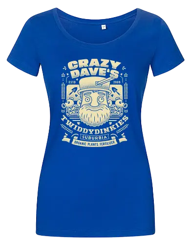 Crazy Dave Emblem Grunge