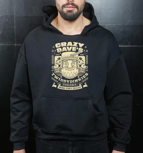 Crazy Dave Emblem Grunge