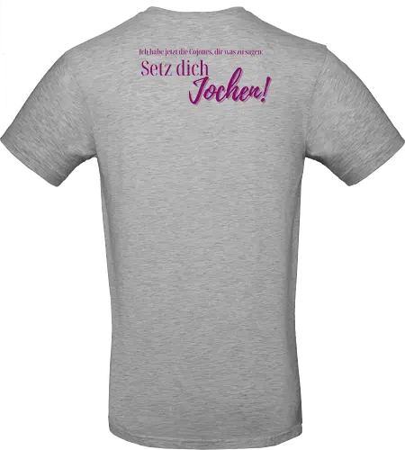 Setz dich Jochen-Rückendruck