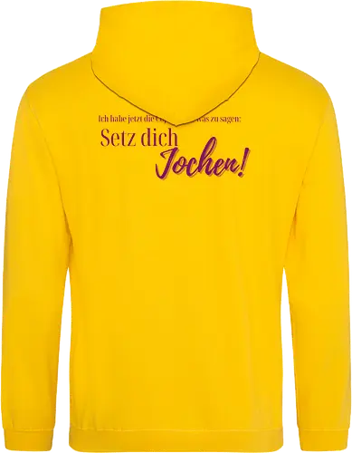 Setz dich Jochen-Rückendruck