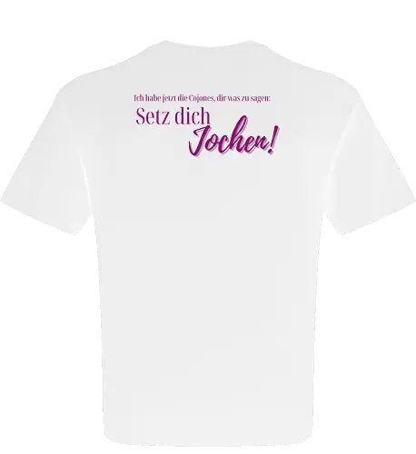 Setz dich Jochen-Rückendruck