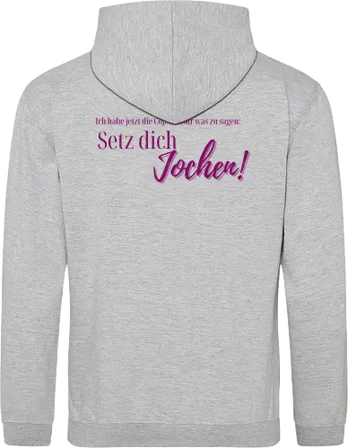 Setz dich Jochen-Rückendruck