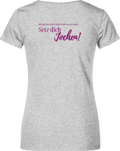 Setz dich Jochen-Rückendruck