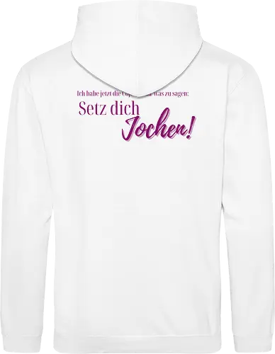 Setz dich Jochen-Rückendruck