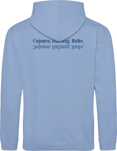 Cojones.Haltung.Ruhe. - Rückendruck