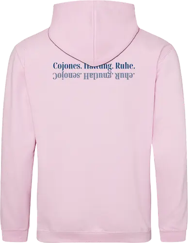 Cojones.Haltung.Ruhe. - Rückendruck