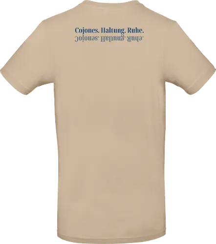 Cojones.Haltung.Ruhe. - Rückendruck