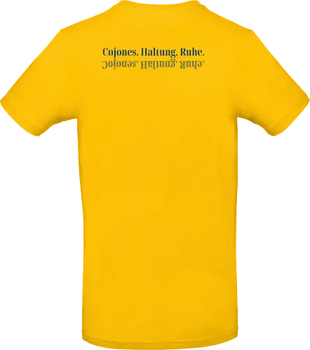 Cojones.Haltung.Ruhe. - Rückendruck