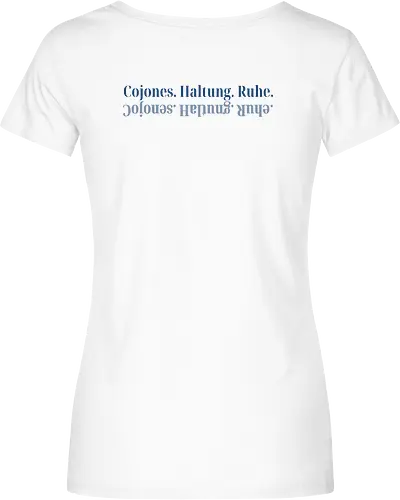 Cojones.Haltung.Ruhe. - Rückendruck