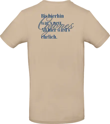 Cojones-Ehrlichkeit - Rückendruck