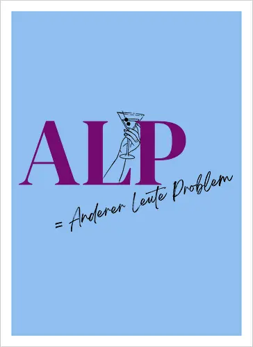 ALP Anderer Leute Problem-Frontdruck Brust 